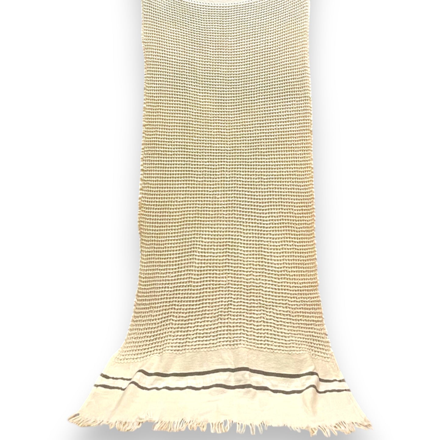 Waffle Design Turkish Towel Throw