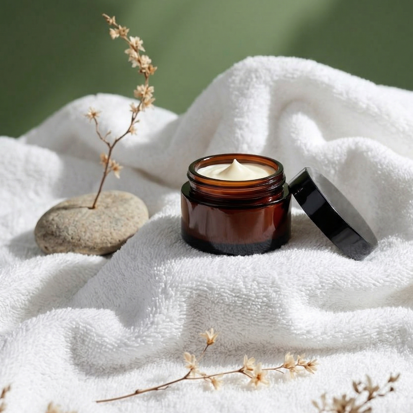 White Turkish Hammam Towel – 100% Natural Cotton, Hand Woven, Luxury Terry Bath Towel (1 kg)