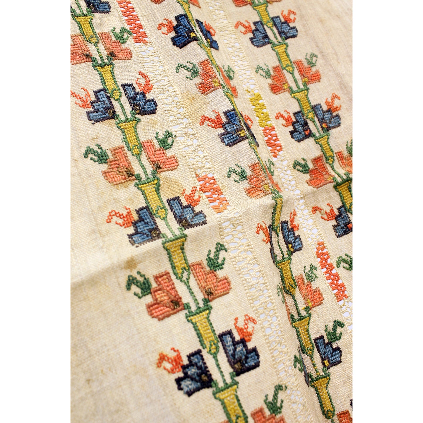 Antique Ottoman Anatolian Embroidered Textile