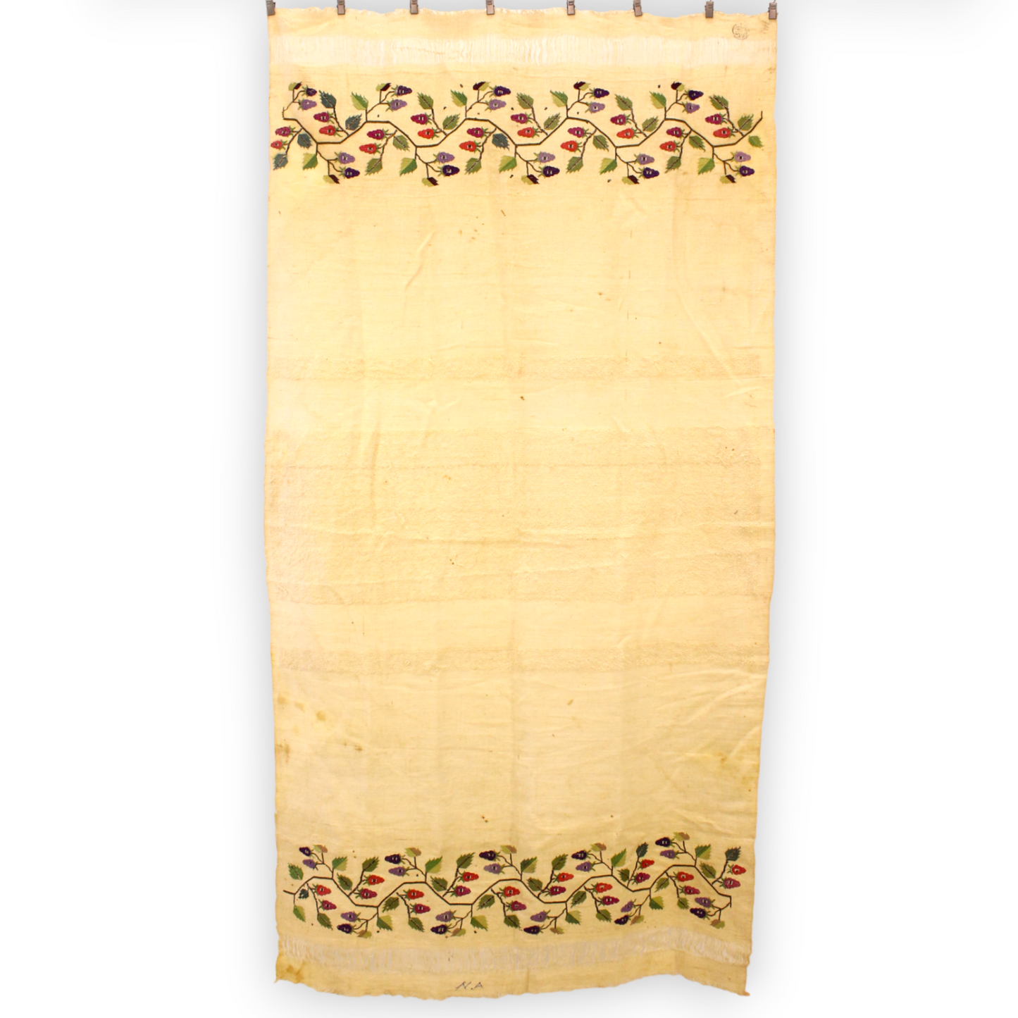Antique Ottoman Anatolian Embroidered Turkish Towel