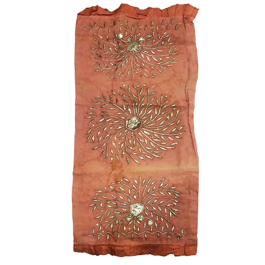 Antique Original Handmade Ottoman Silk Decorated Textile
