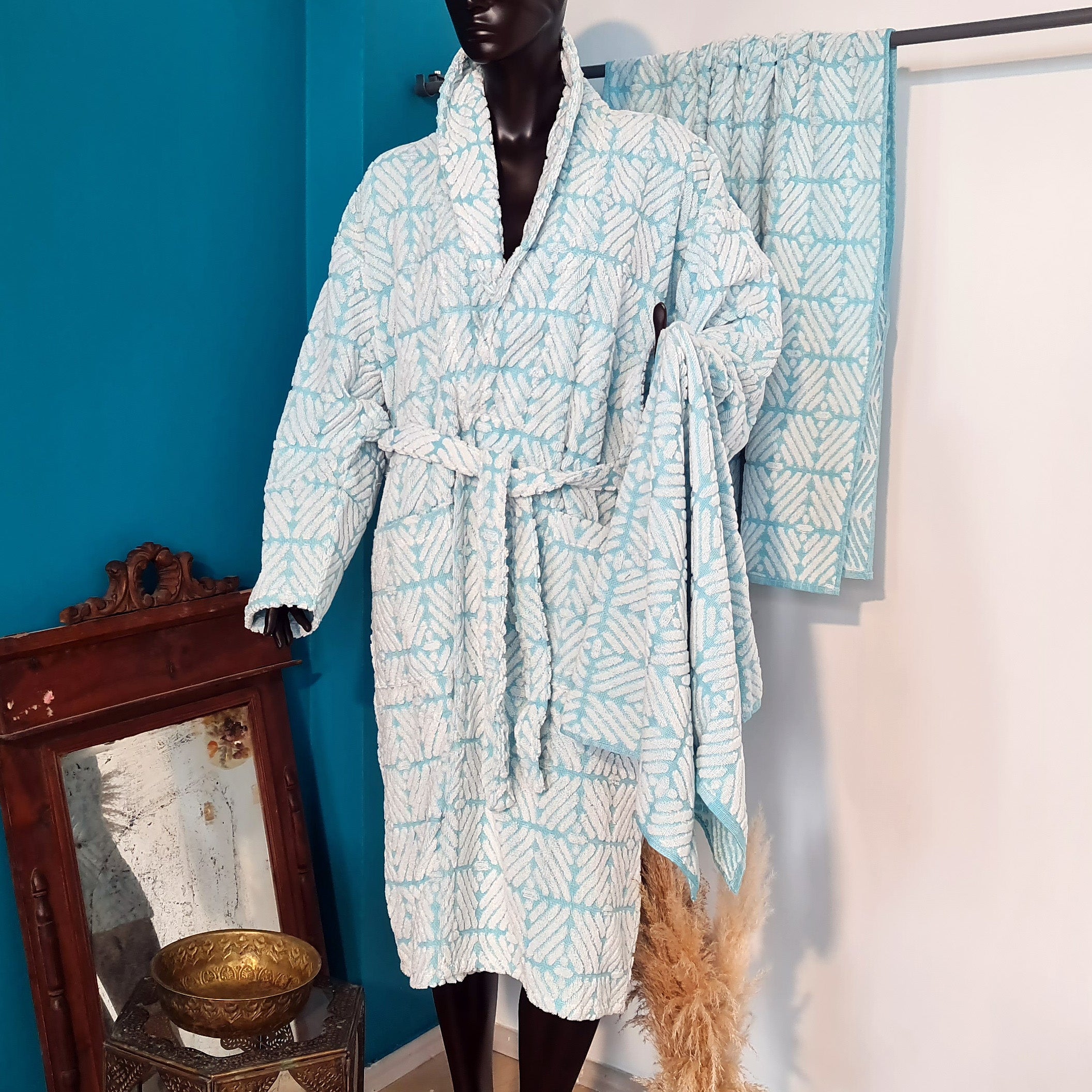 Robe and towel set new arrivals