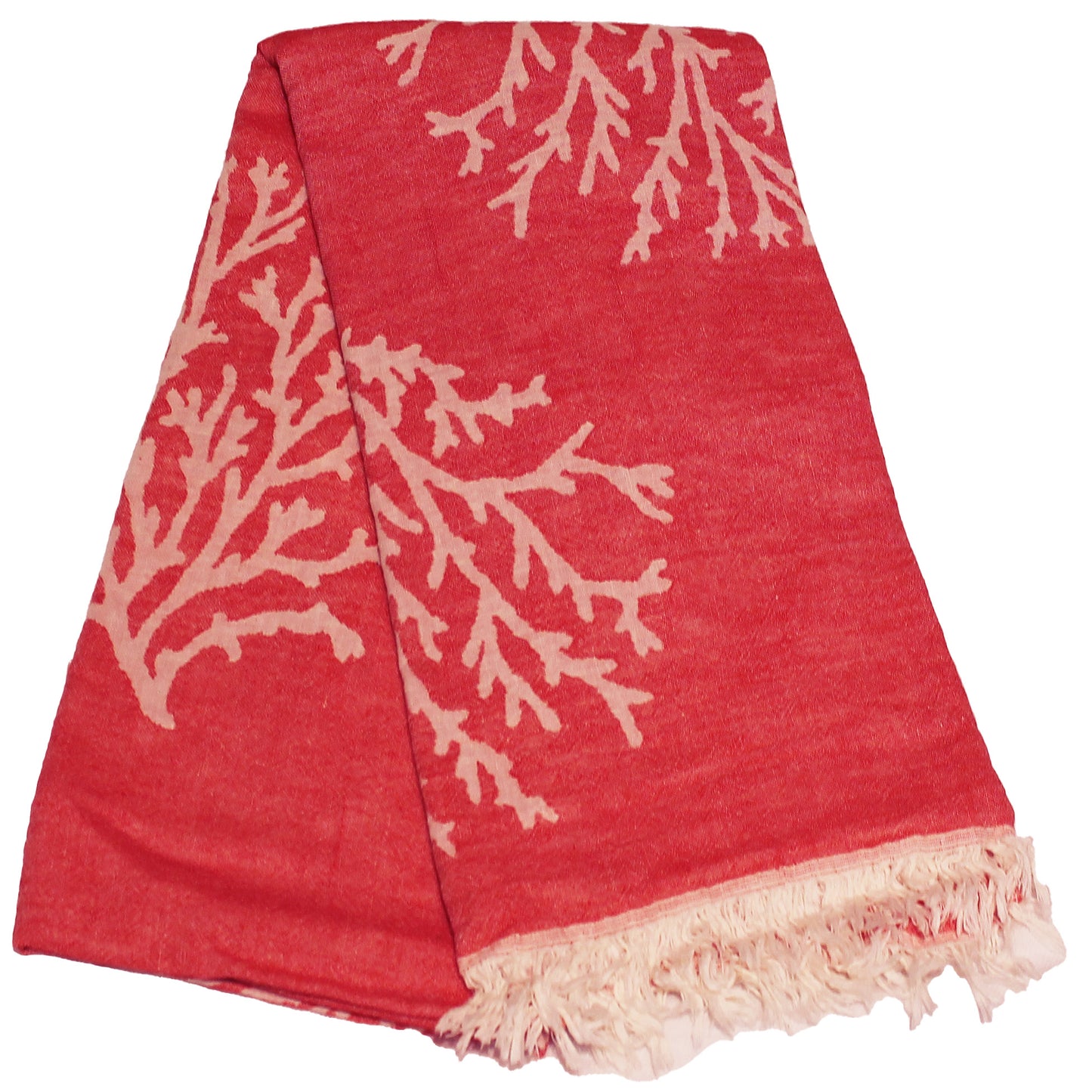 Coral Red Turkish Towel