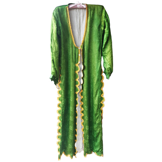 Antique Ottoman Anatolian Dress Green - Üç Etek