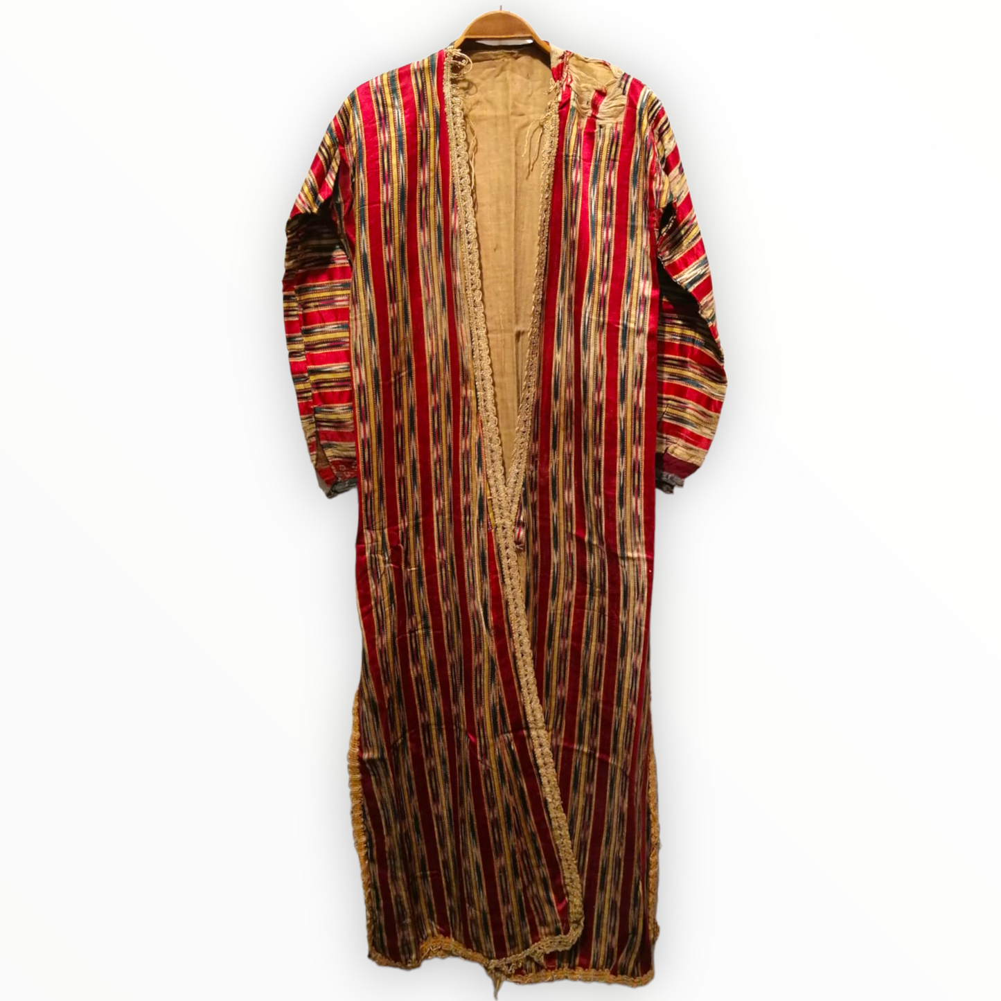 Antique Anatolian Ikat Pattern Women Dress