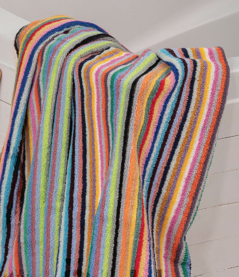 Multi Color Thick Stripe Turkish Bath Towel