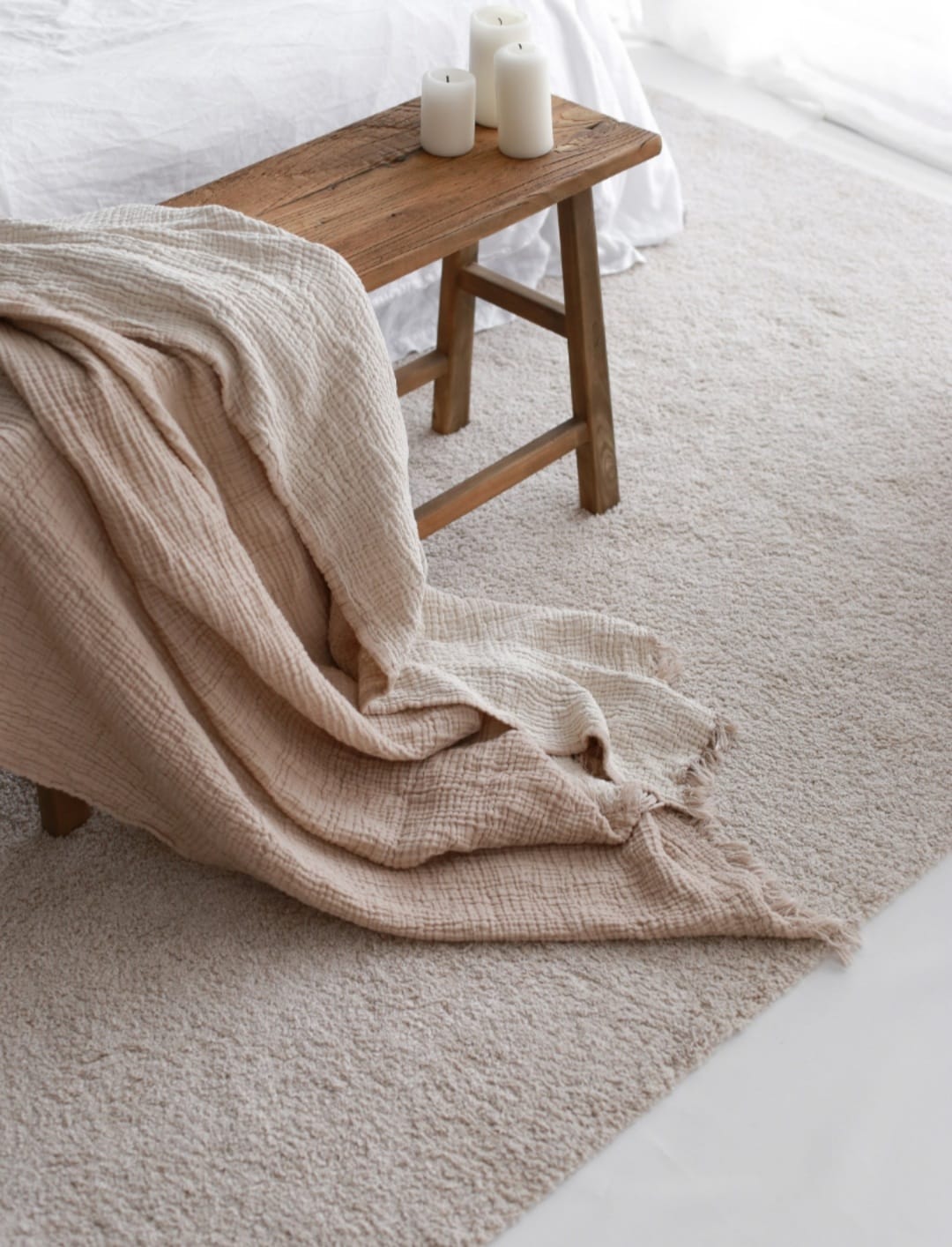 Muslin Natural Cotton Throw Blanket Gauze Blanket