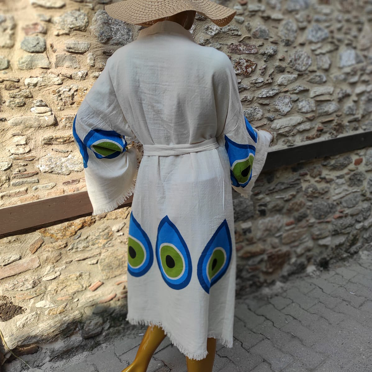 Natural Cotton Kimono Kaftan