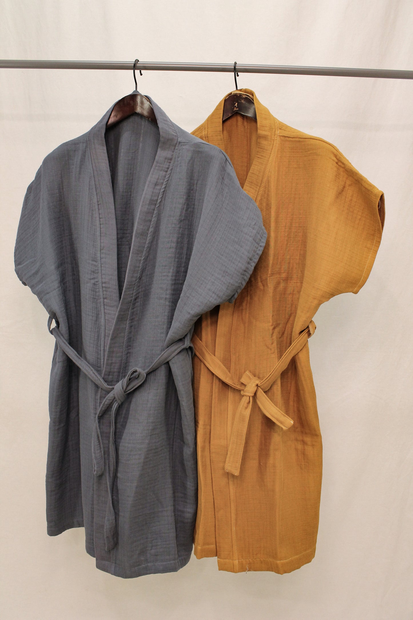 Natural Cotton Muslin Kimono