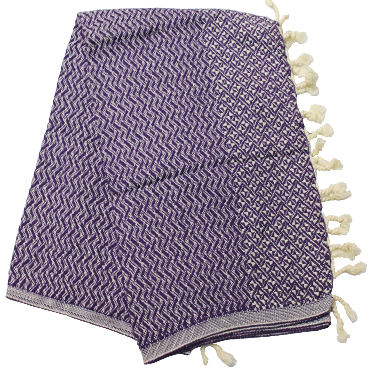 Linen Cotton Purple Turkish Towel