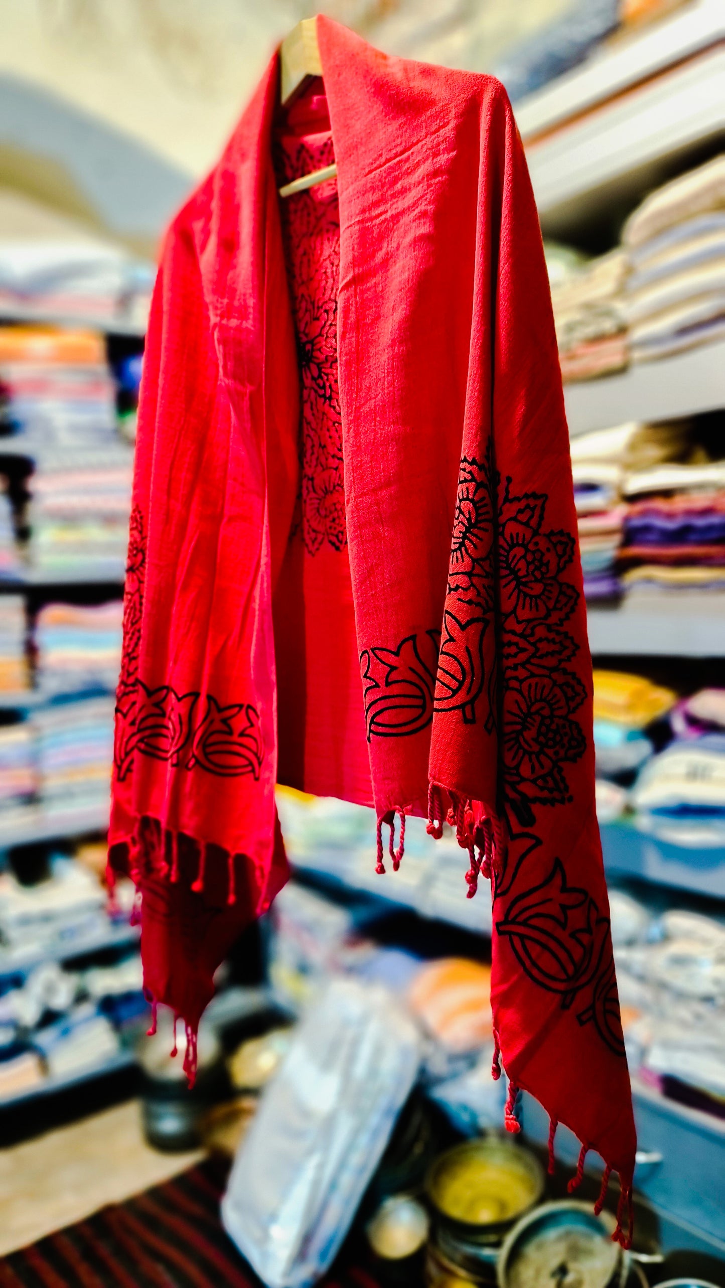 Linen Turkish Towel Red