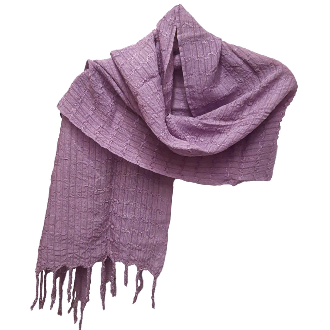 Jaquard Pure Silk Hand-Woven Scarf