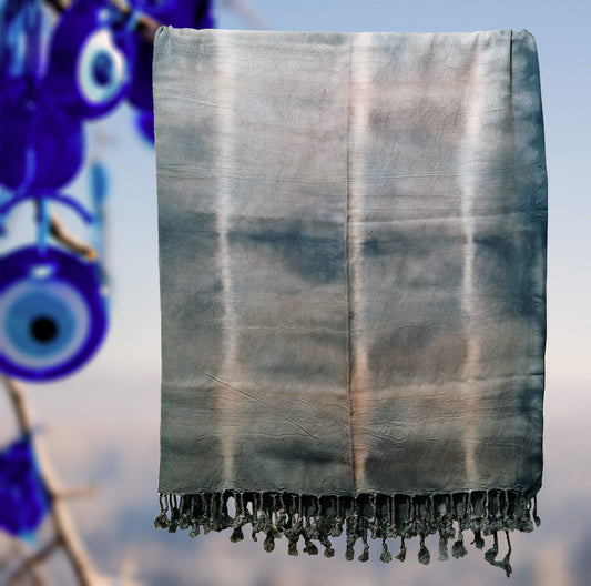 Stone Washed Tie Dye Turkish Towel Pestemal