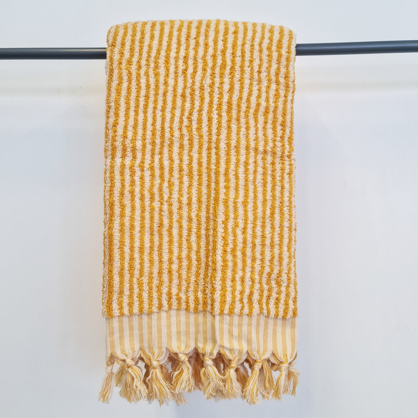 Turkish Hammam Bath Terry Towels Golden Stripe