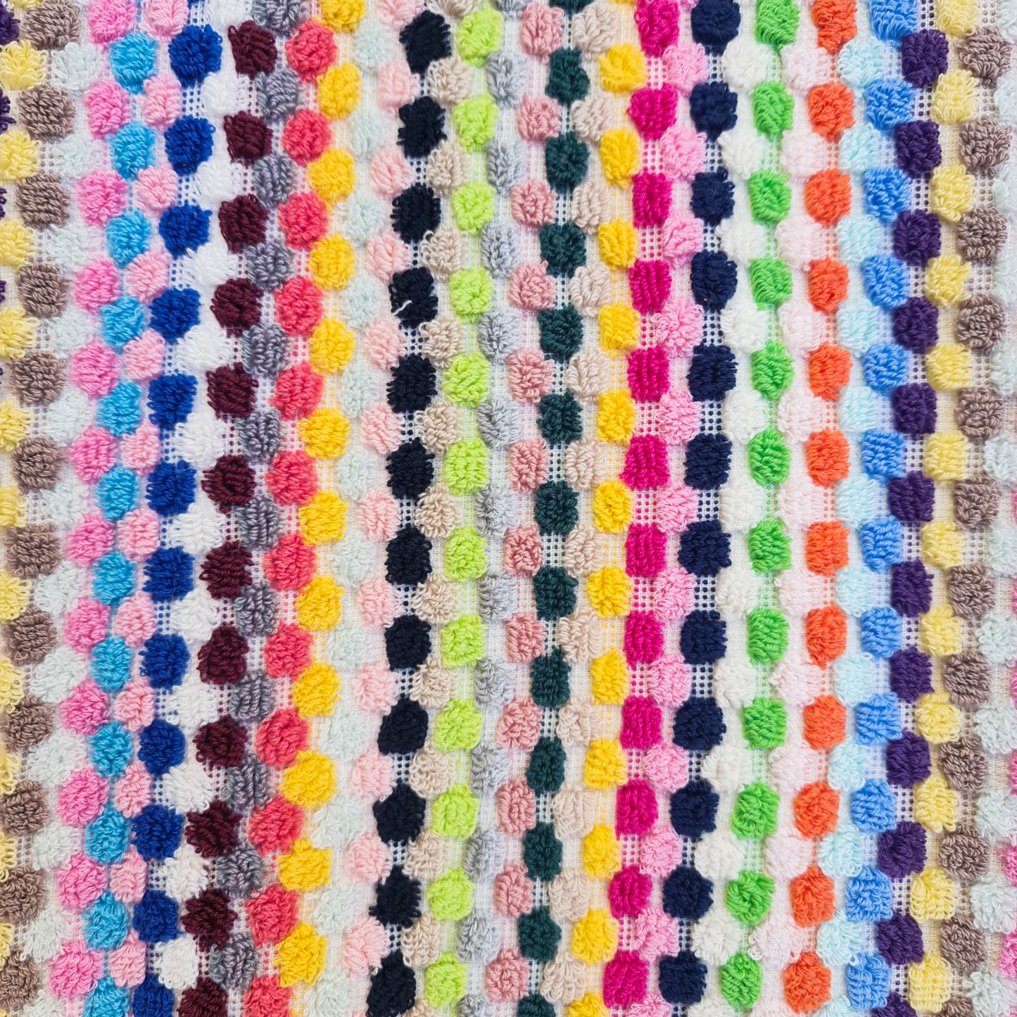 Turkish Hammam Bath Terry Towels Multi Color Dotted