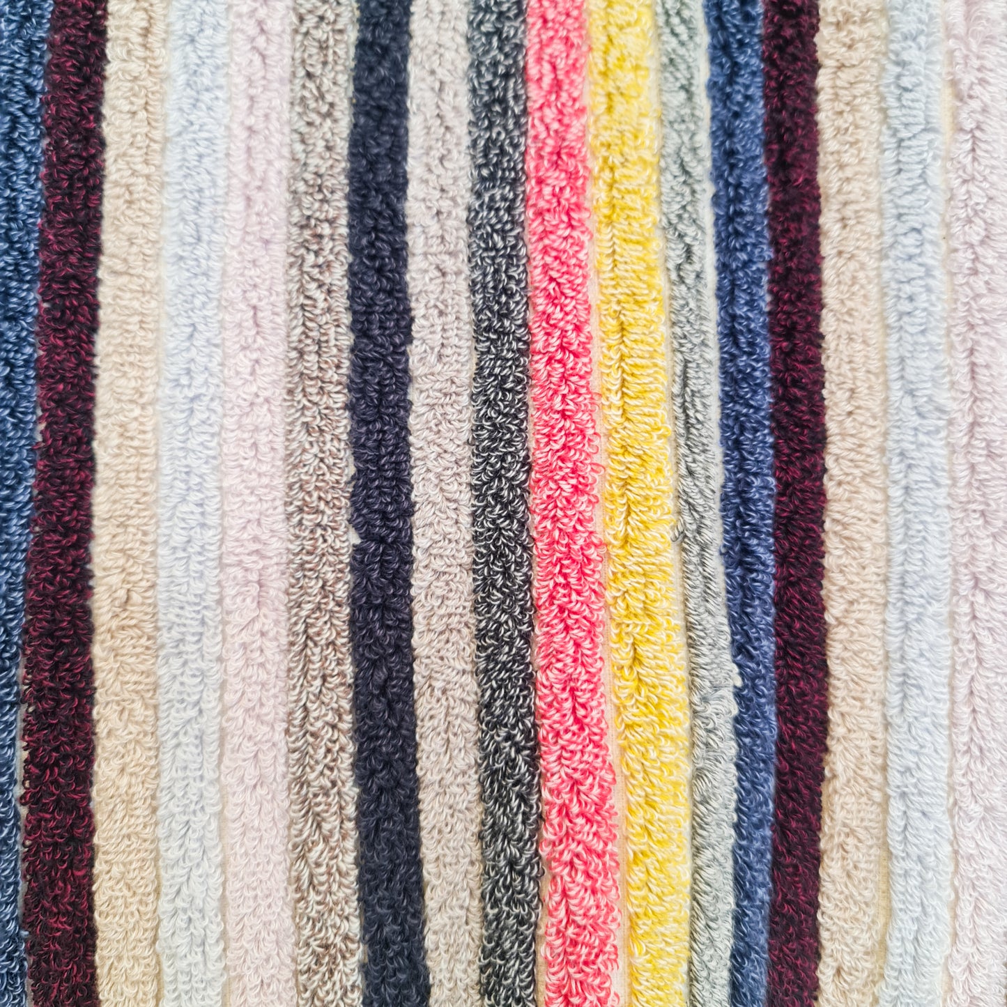 Turkish Hammam Bath Terry Towels Multi Color Stripe
