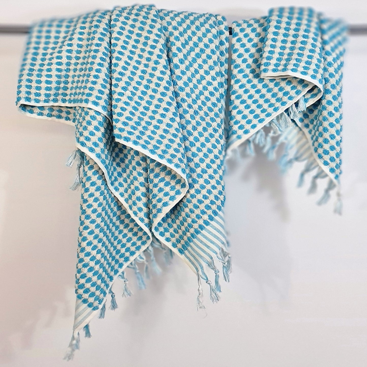 Turkish Hammam Towel Set Turquoise