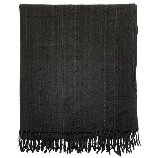 Turkish Linen Terry Towel Stone Washed Anthracite
