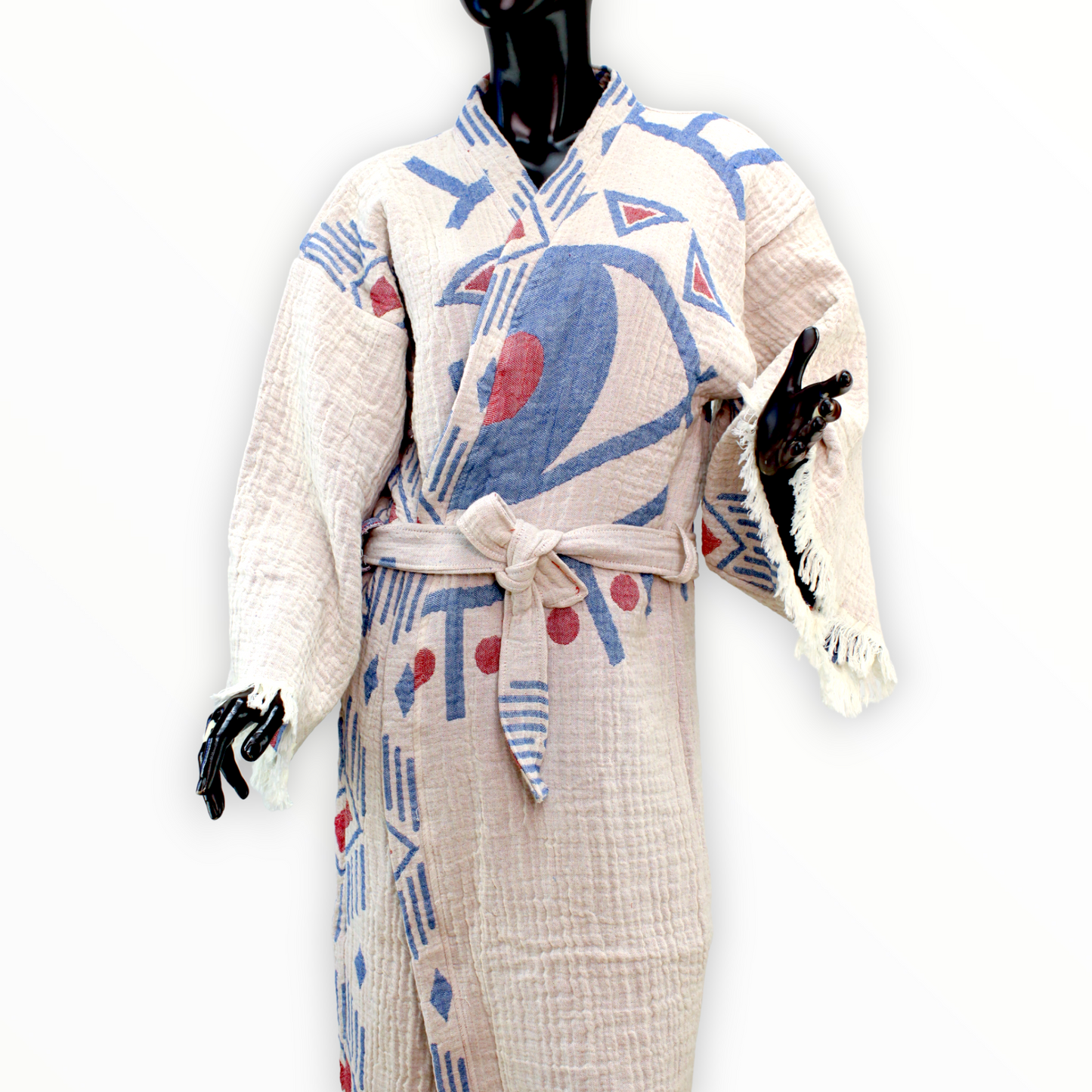 Turkish Towel Bathrobe Kimono Kaftan