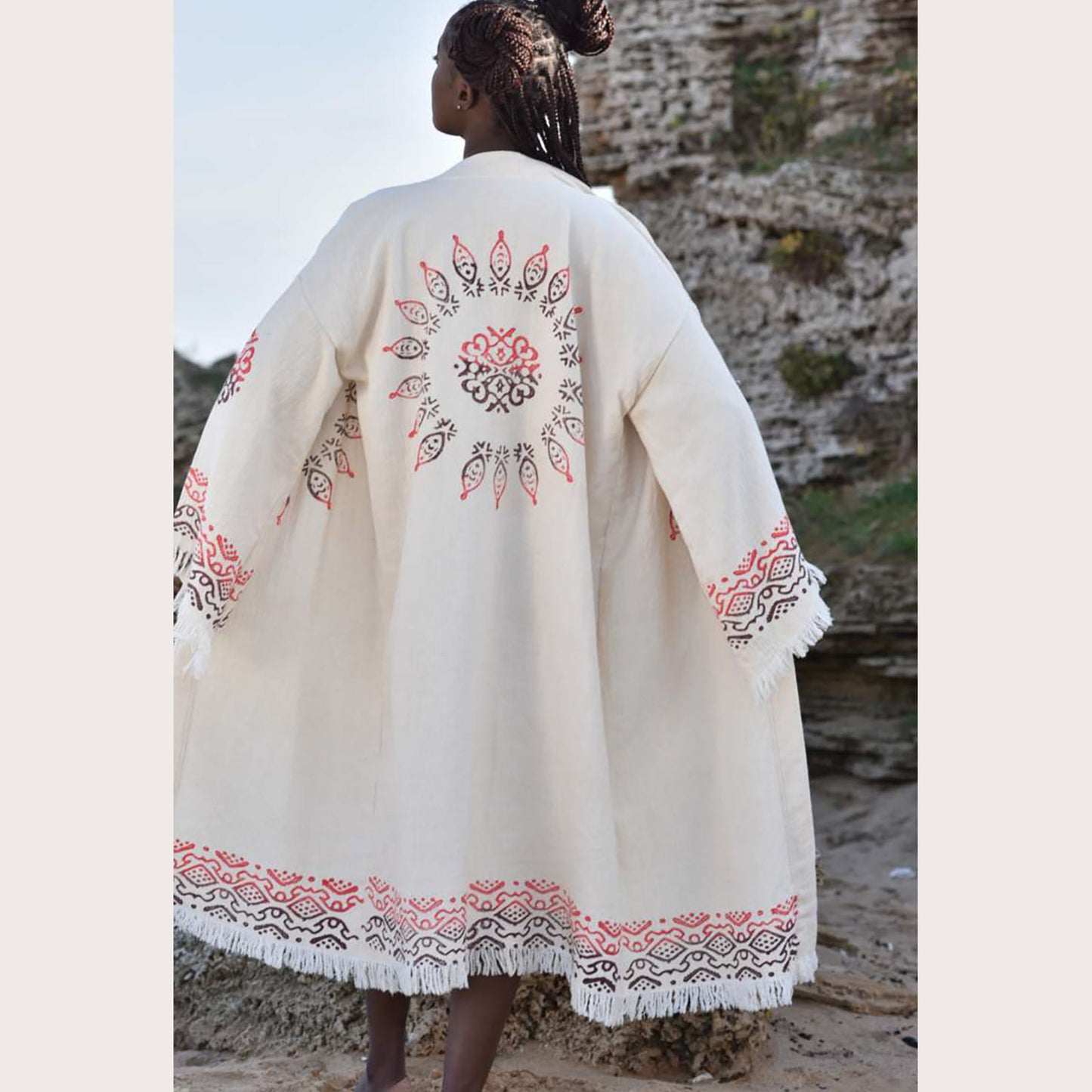 Turkish Towel Kimono Kaftan Bathrobe Ayurveda Design
