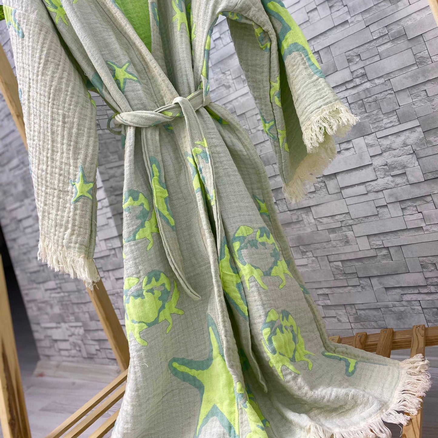 Turkish Towel Kimono Kaftan Bathrobe