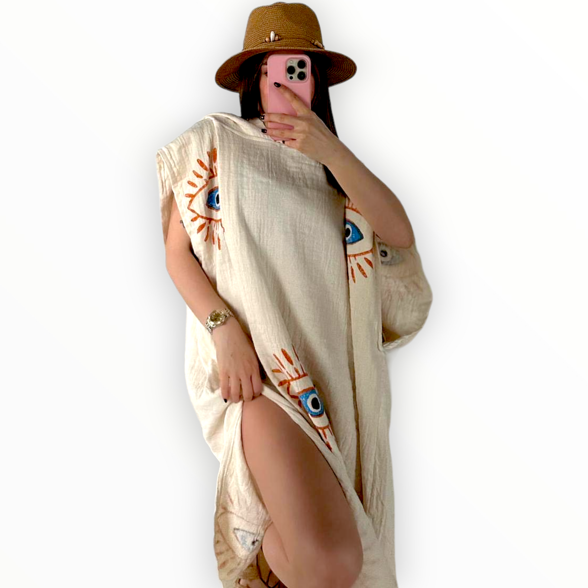 Turkish Towel Surf Poncho, Beach Poncho, Changing Poncho – Dervis Natural  Textile